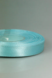 Panglica Saten 12mm, turcoaz, 33m/Rola