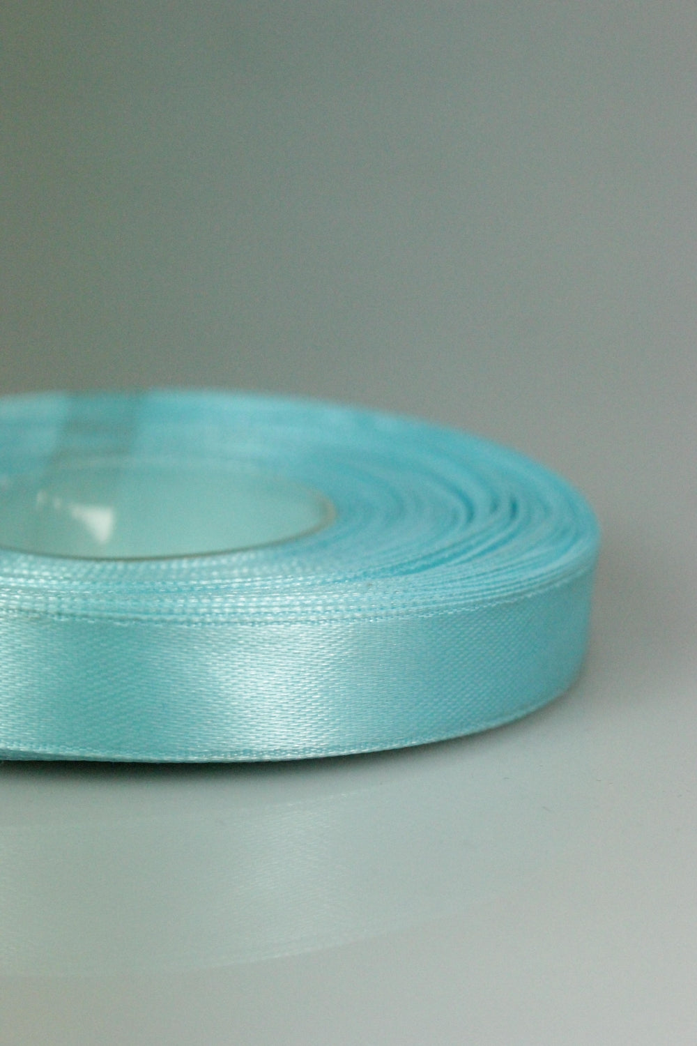 Panglica Saten 12mm, turcoaz, 33m/Rola