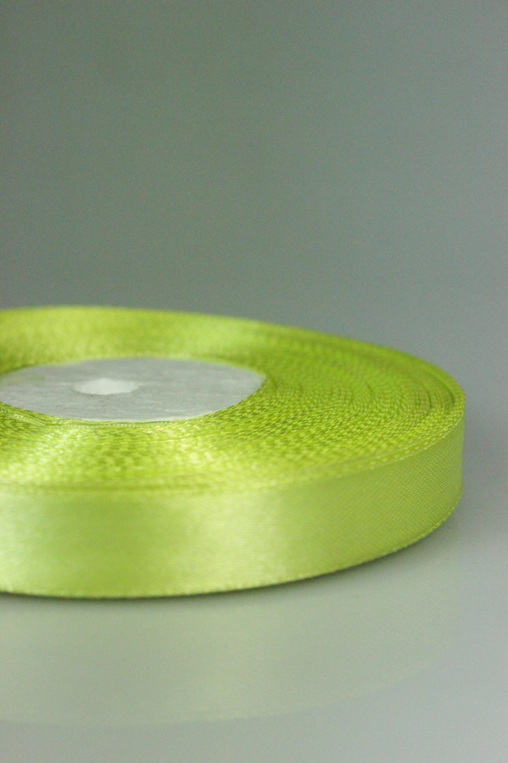 Panglica Saten 12mm, Verde, 33m/Rola
