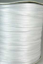 Panglica Saten 3mm, Alb