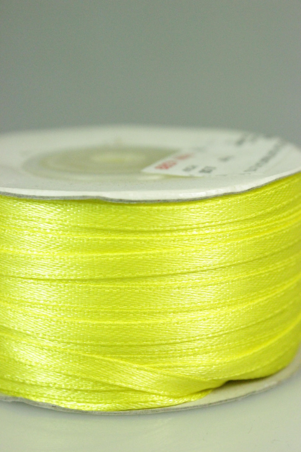 Panglica Saten 3mm, Galben