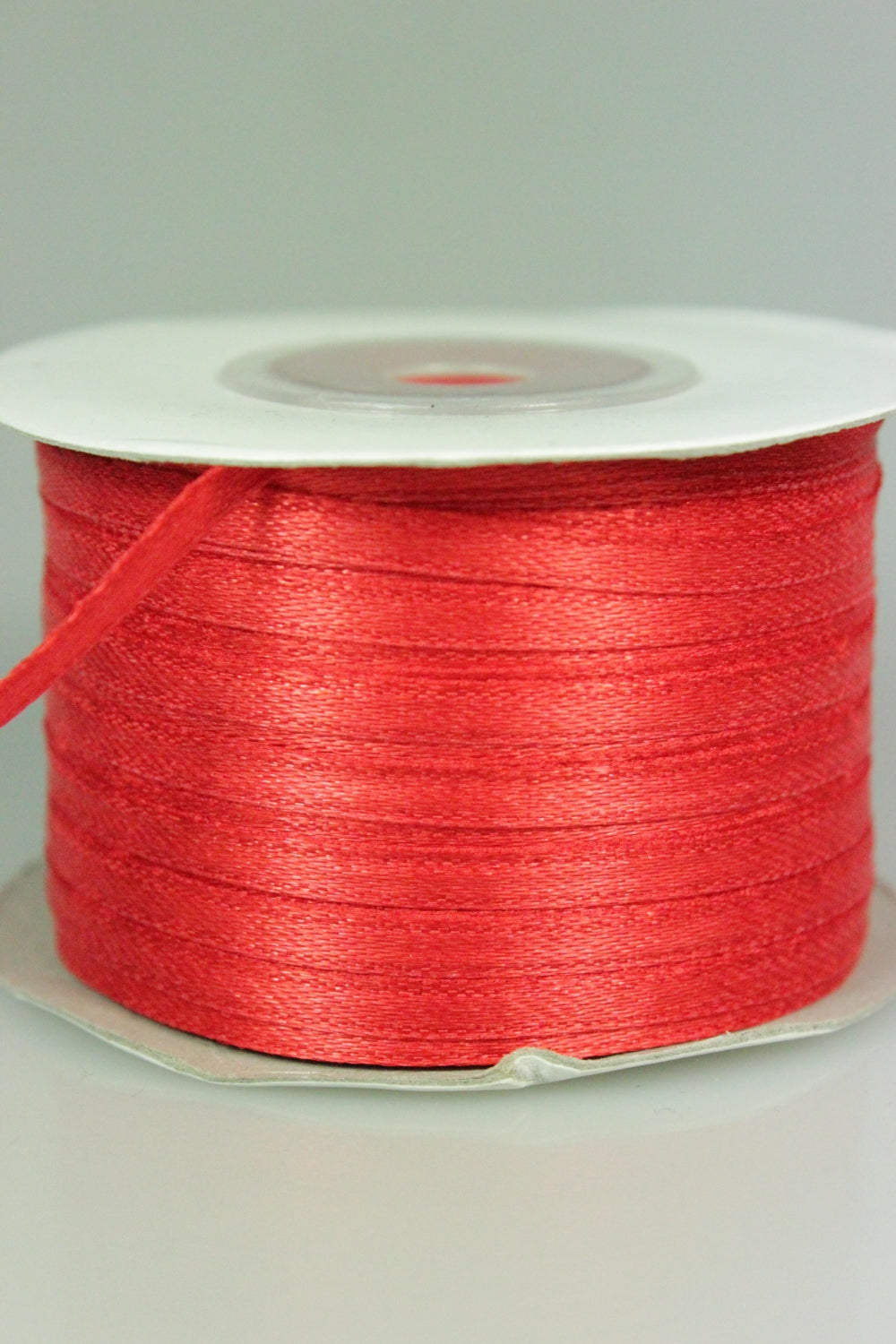 Panglica Saten 4mm, Rosu