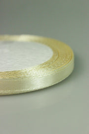 Panglica Saten 7mm, Crem, 22m/Rola