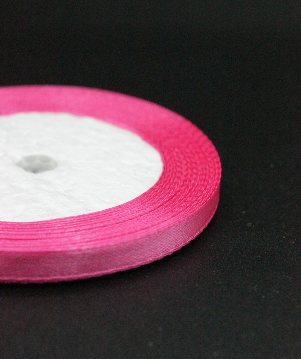 Panglica Saten, 7mm, Fucsia, (Rola-23m)