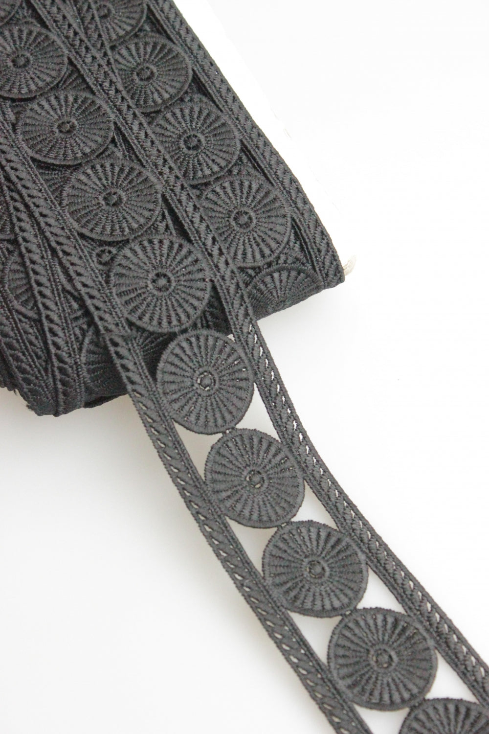 Pasmanterie 40mm, Negru