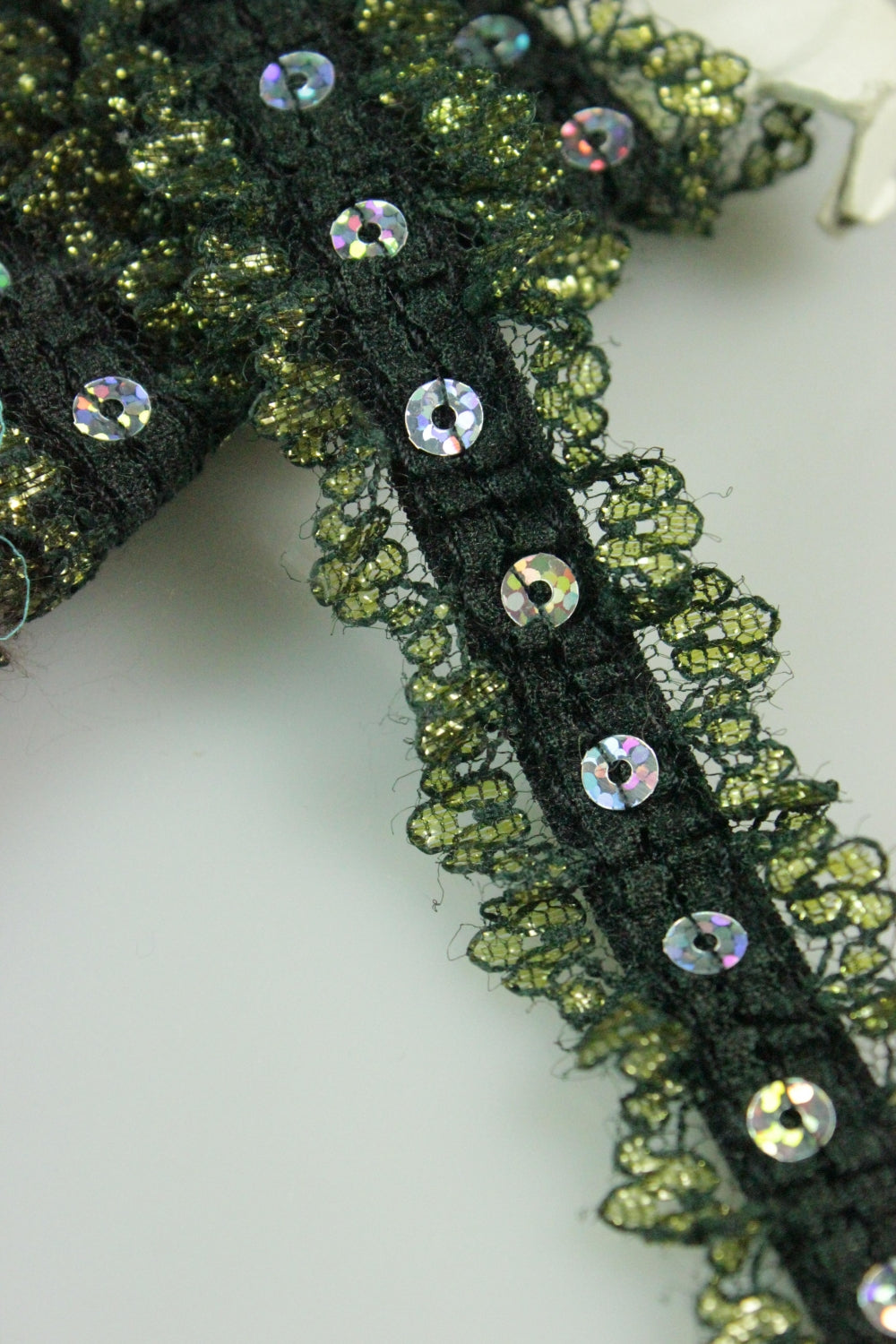 Pasmanterie Elastica, 25mm, Verde Inchis
