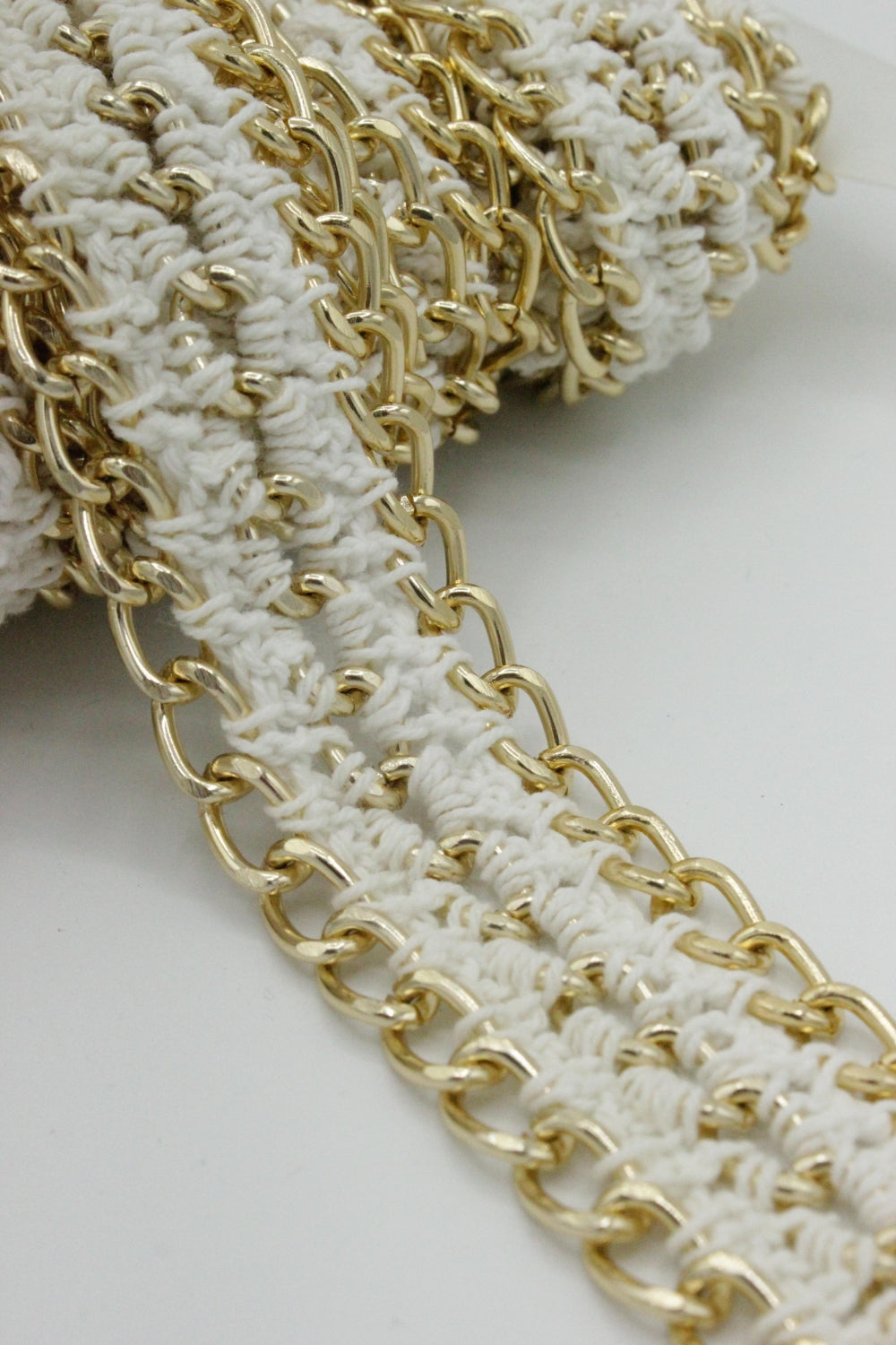 Pasmanterie Macrame Cu Lant Decorativ, 3cm