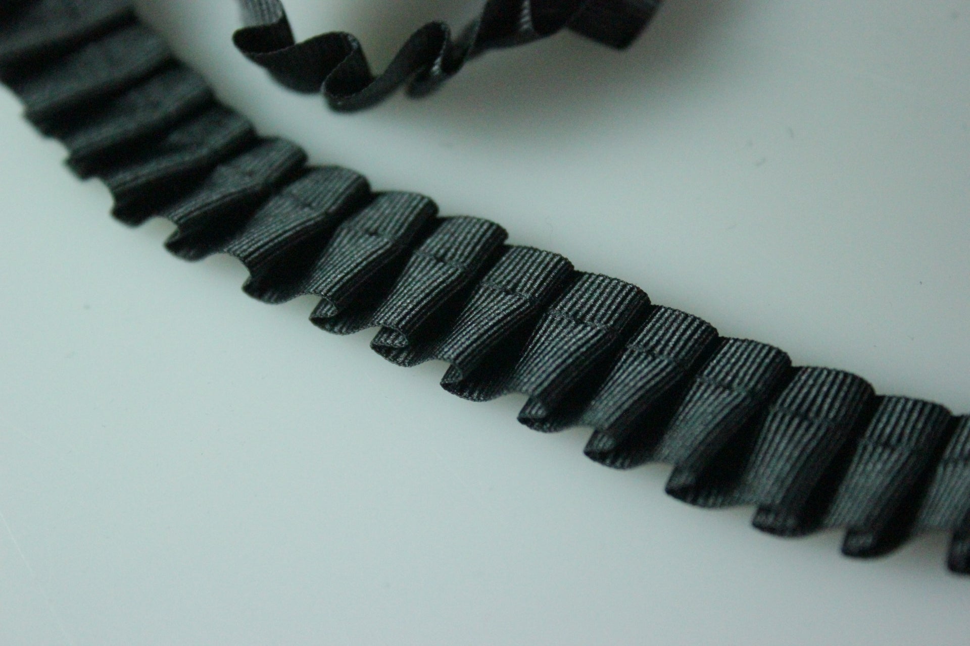 Pasmanterie Ripsata, Negru, 15mm