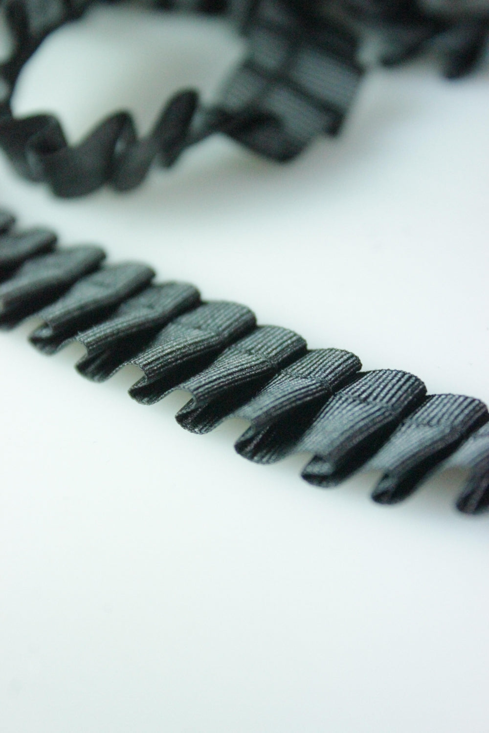 Pasmanterie Ripsata, Negru, 15mm