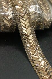 Pasmanterie Termoadeziva,18mm, Roz Gold