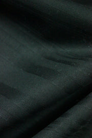 Poplin Negru Cu Model Dungi Satinate