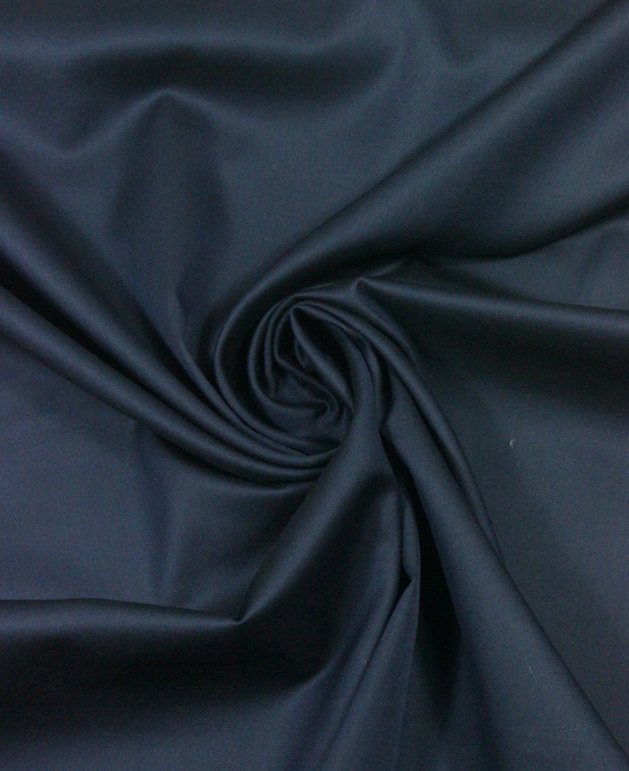Poplin Satinat Usor Elastic, Bleumarin Indigo