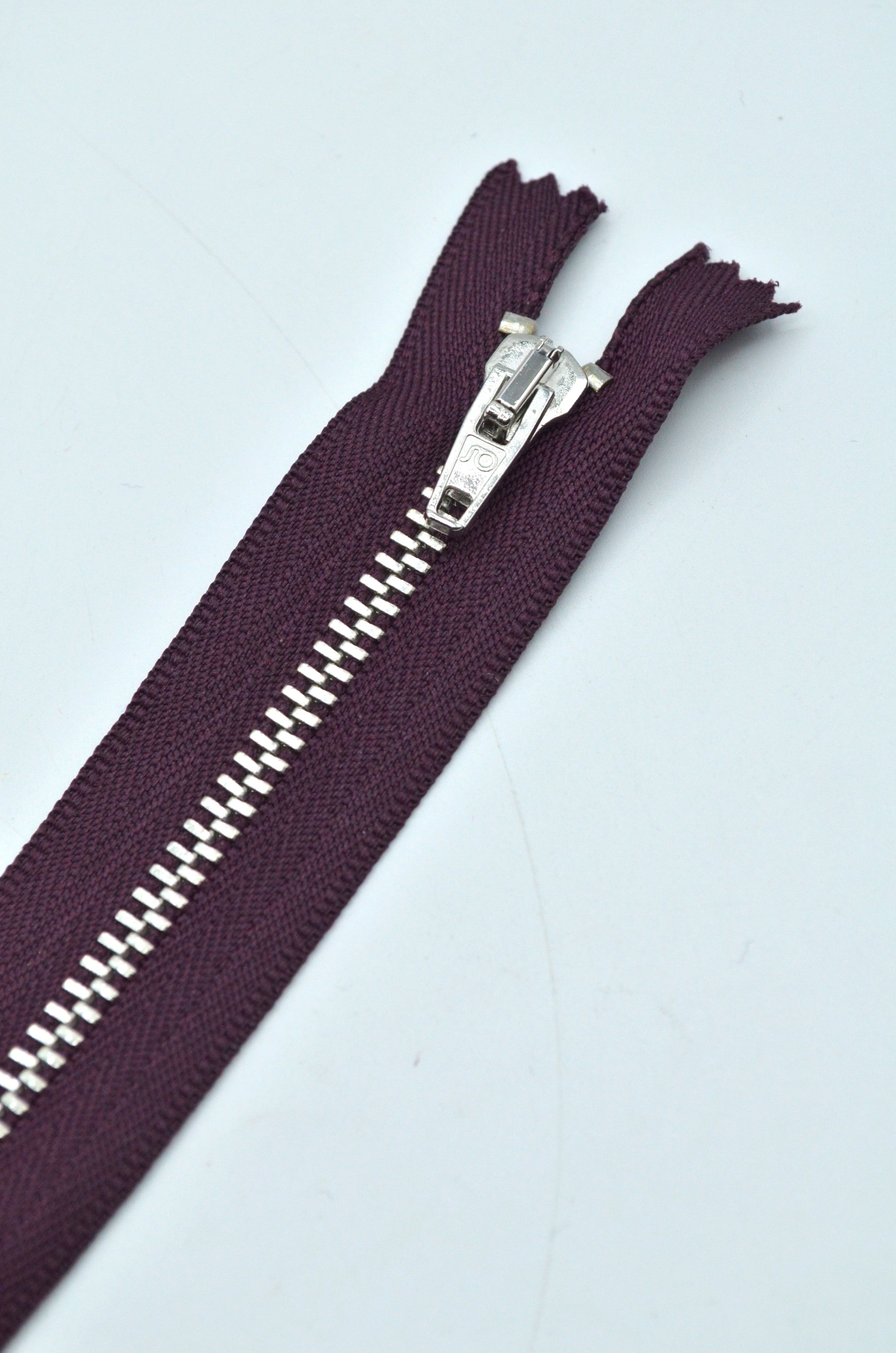 Fermoar Metalic 12cm, Mov Grena