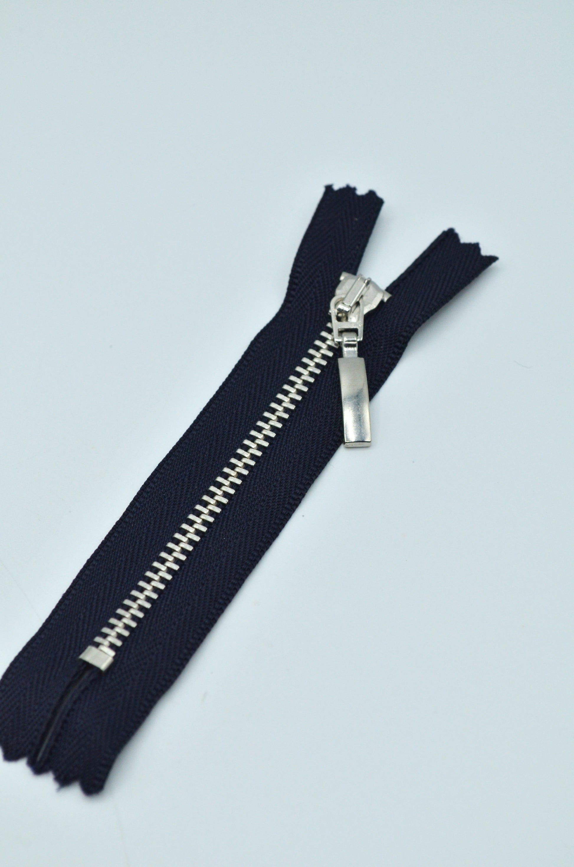 Fermoar Metalic 10cm, Bleumarin