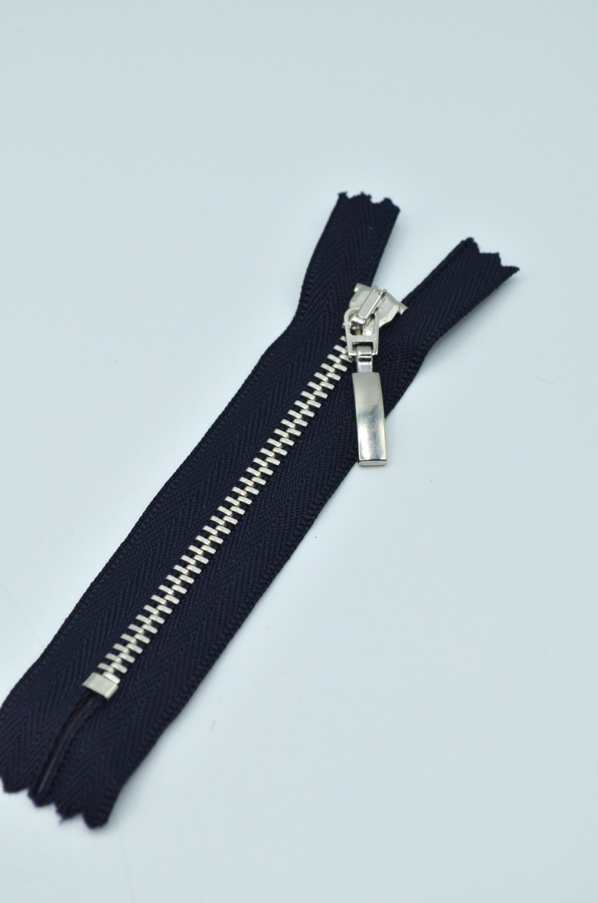 Fermoar Metalic 10cm, Bleumarin
