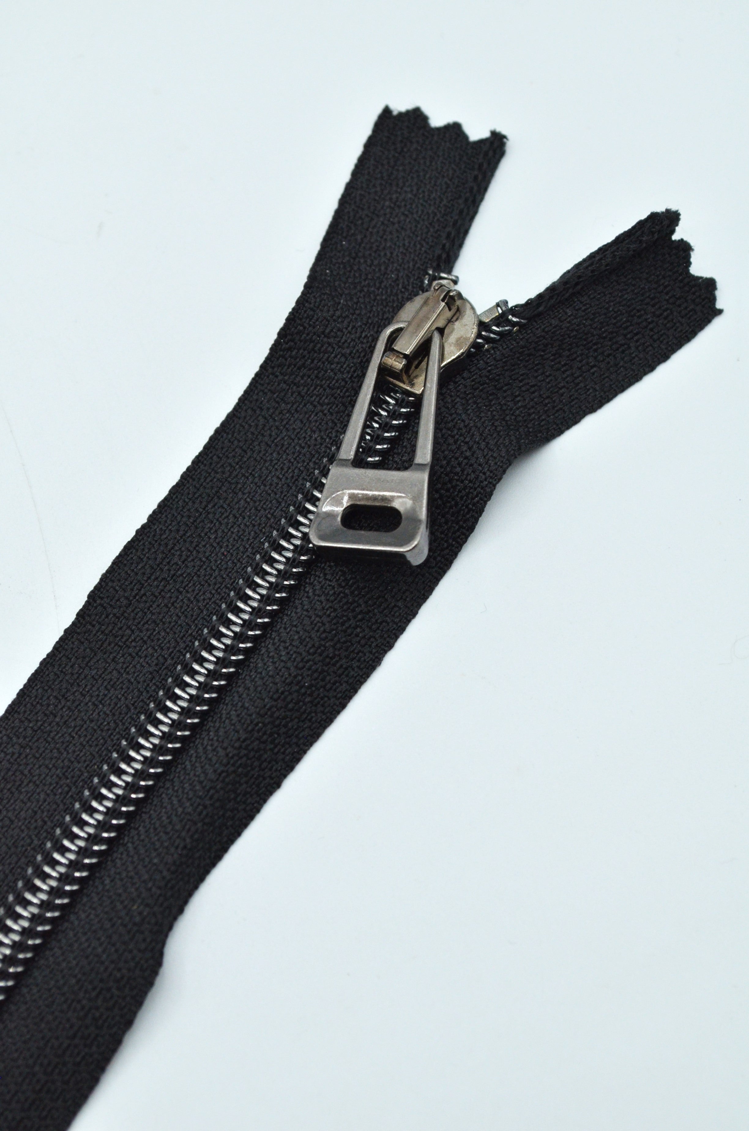 Fermoar De Plastic Spiralat 6mm Fix, 30cm Negru