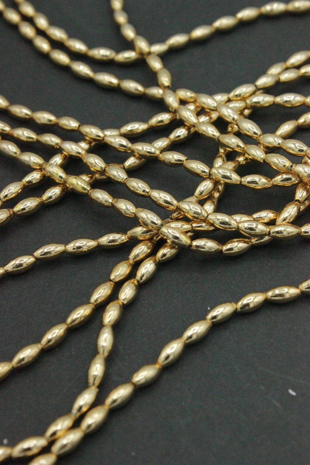 Sirag Margele 6x4mm, Aurii