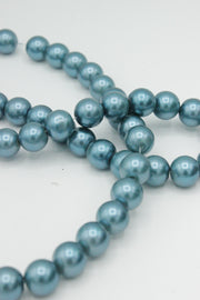 Sirag Perle, Turcoaz Inchis 12mm