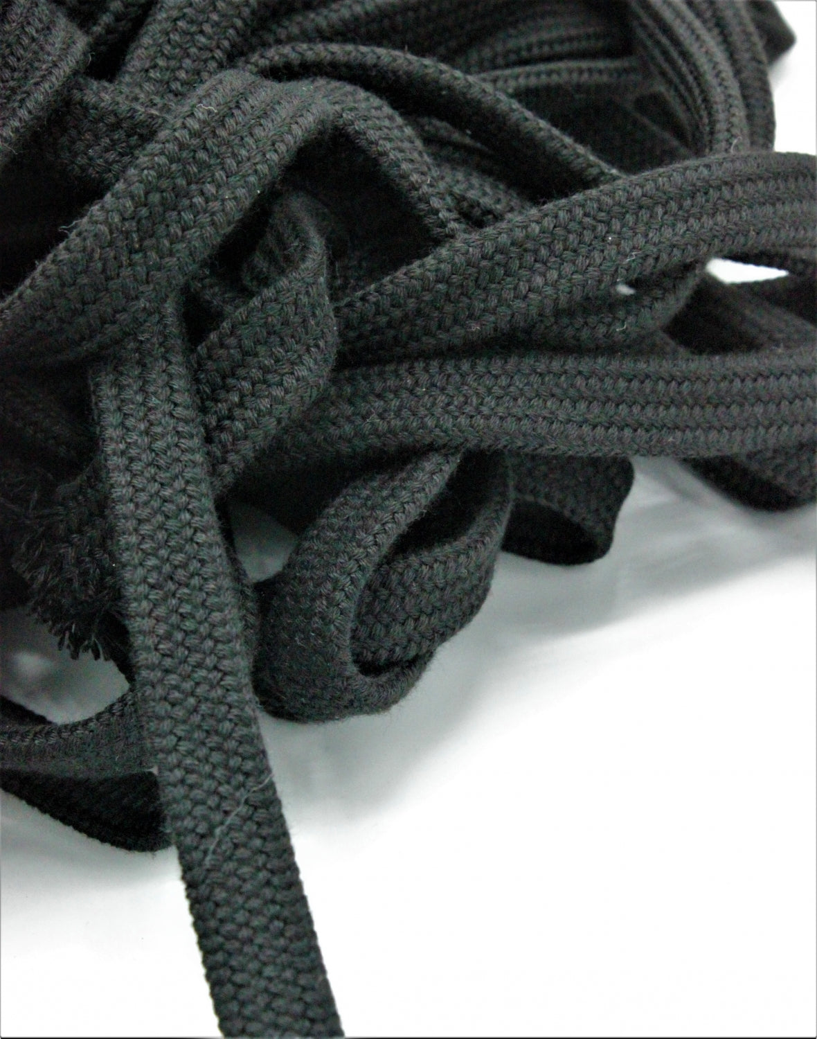 Siret Plat, 13mm, Negru