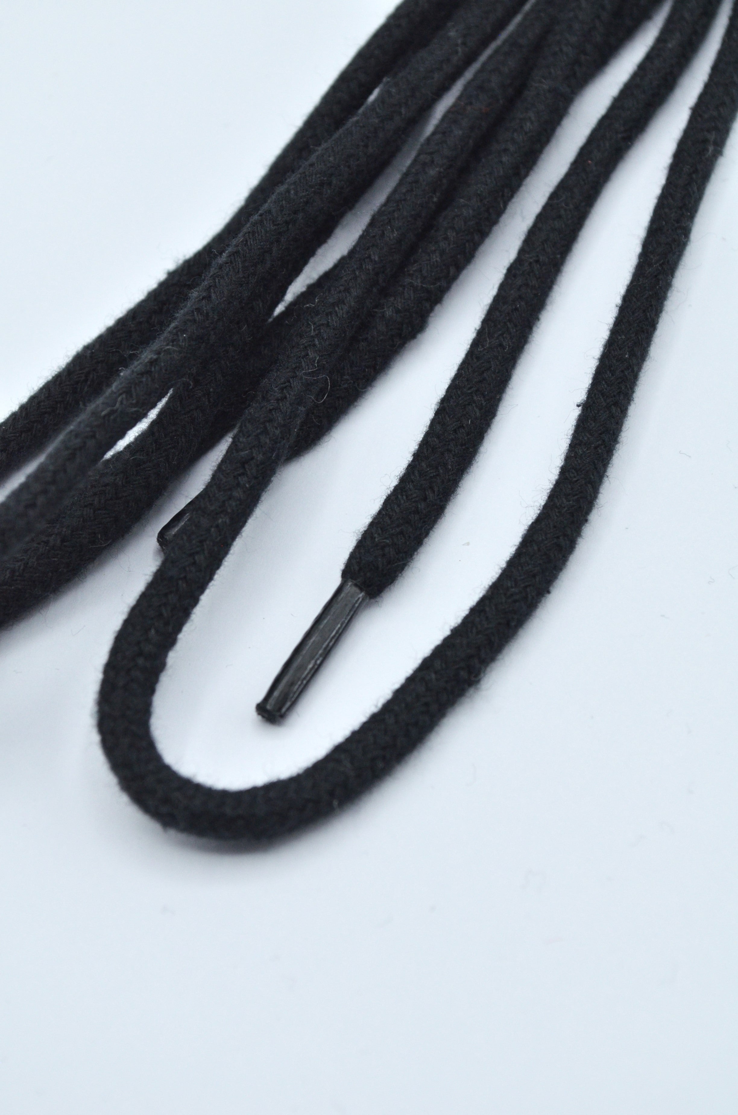 Siret Rotund Ghete, Negru 90-110-130-160cm