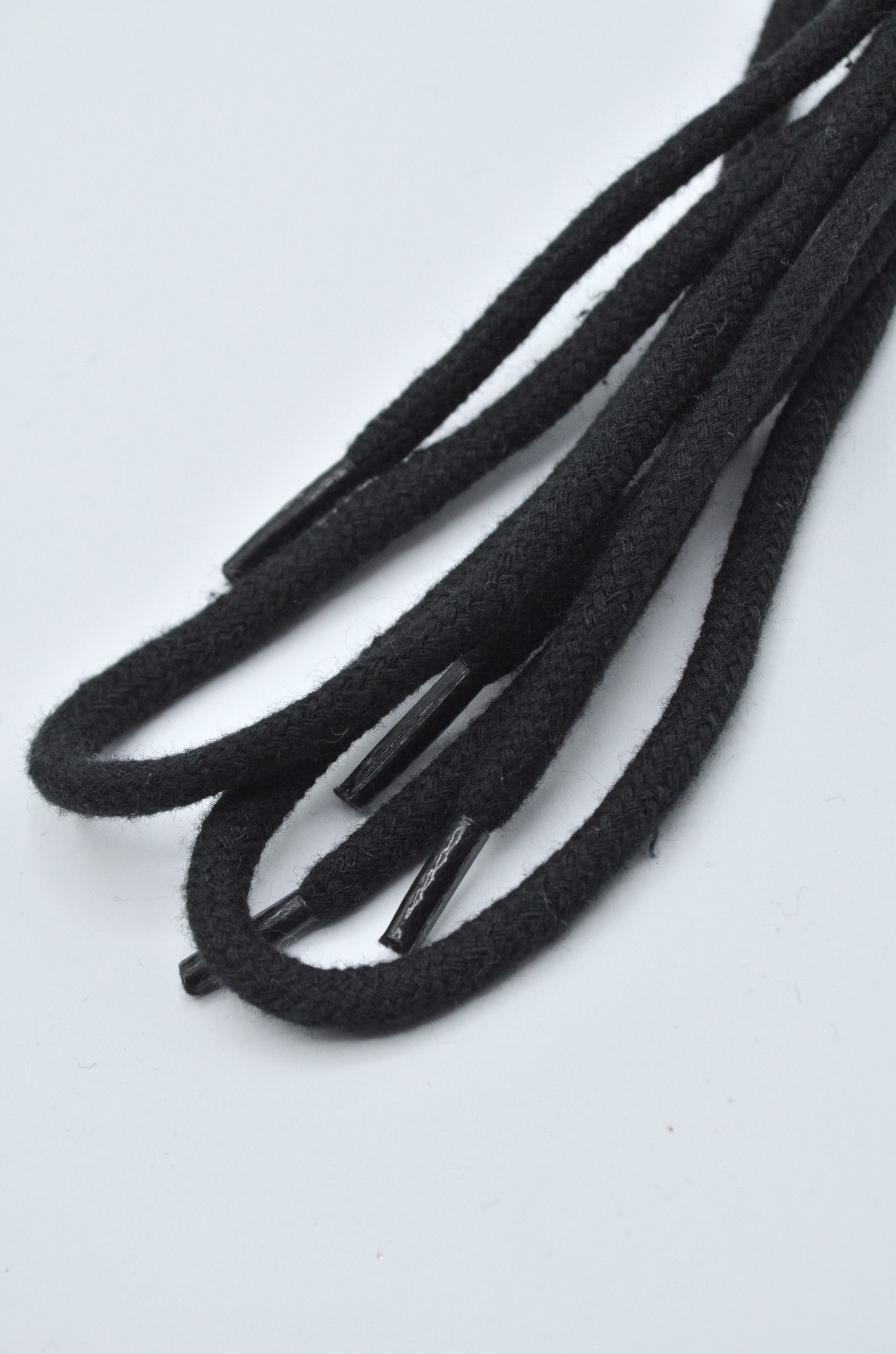 Siret Rotund Ghete, Negru 90-110-130-160cm
