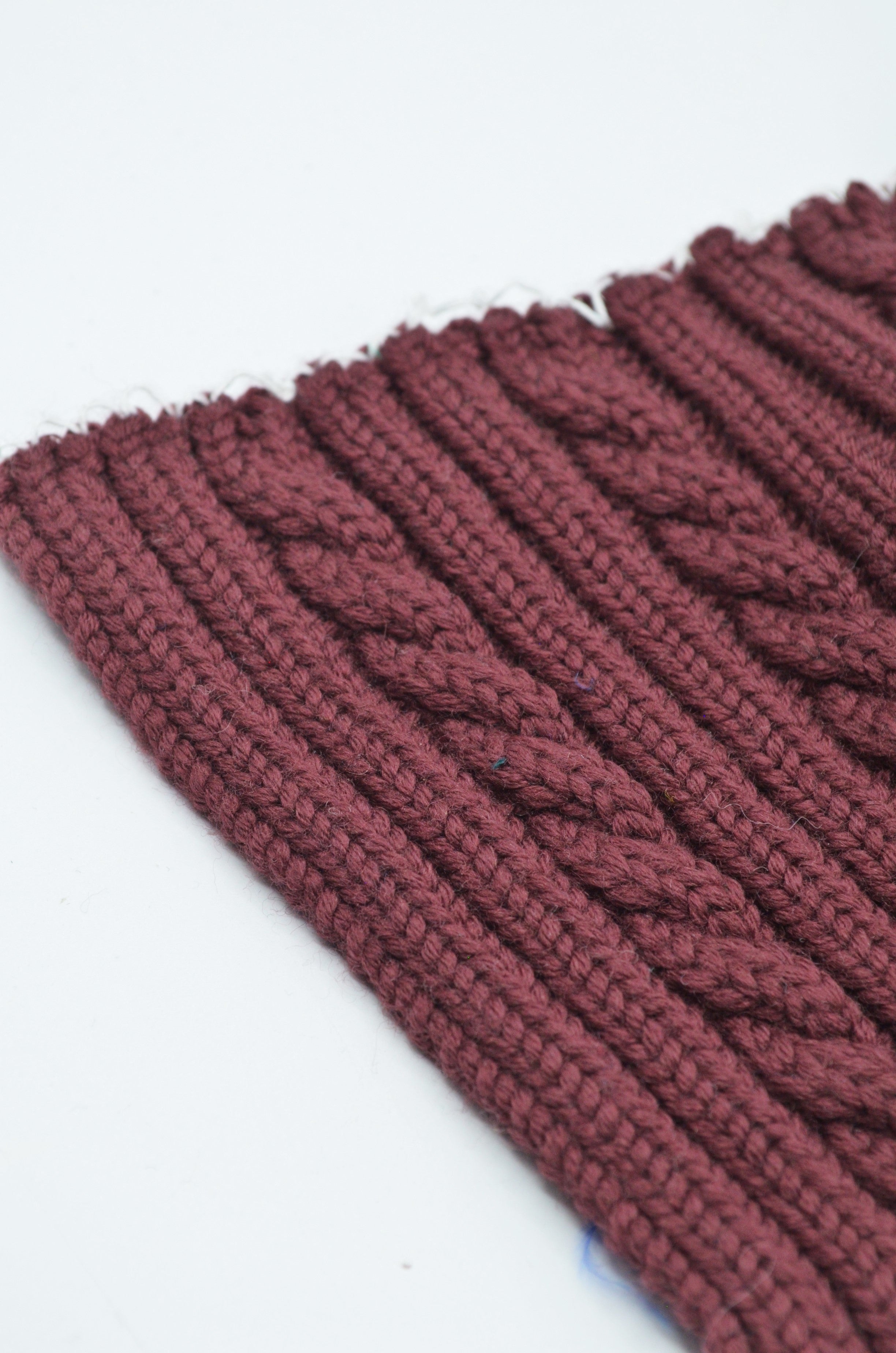 Guler Tricotat 15x43cm, Grena