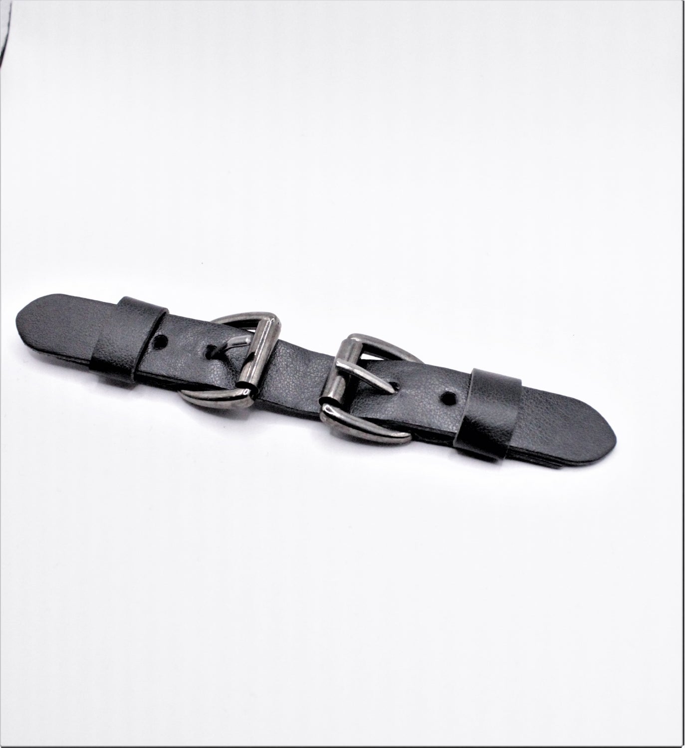 Sistem De Inchidere Cu Doua Catarame, 14cmx1.50cm, Negru