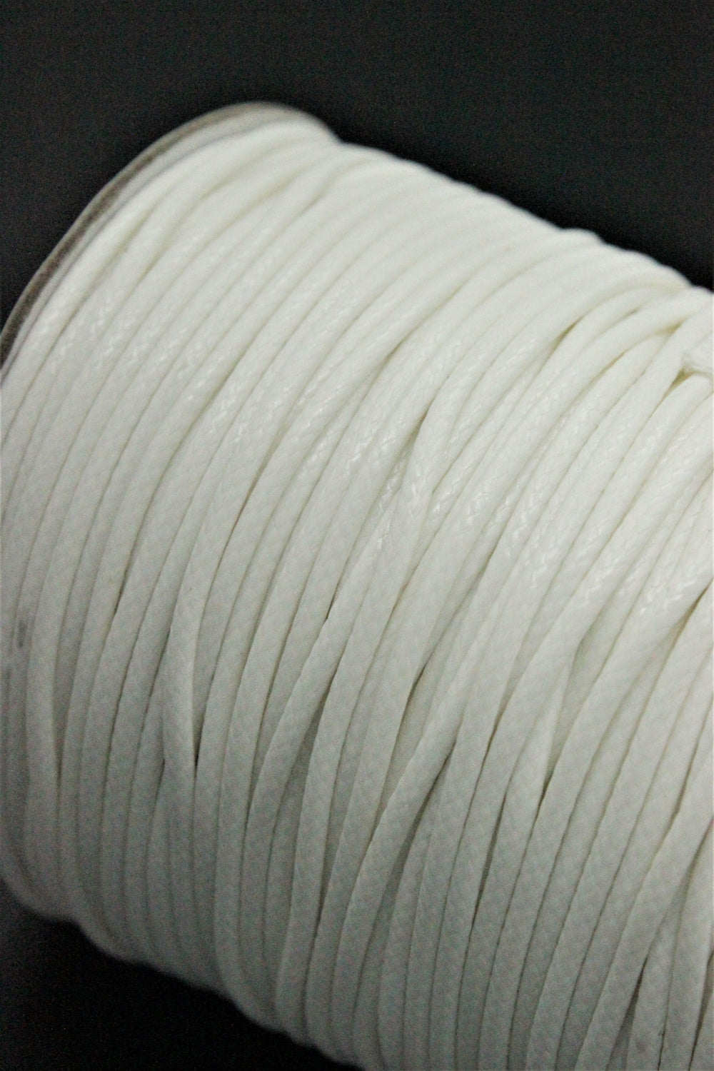 Snur De Bumbac Cerat Grosime 1.50mm, Alb