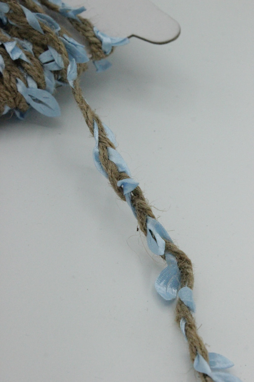 Snur Impletit Cu Frunze, 8mm, Bleu