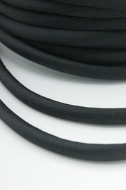 Snur Satinat, 8mm, Negru