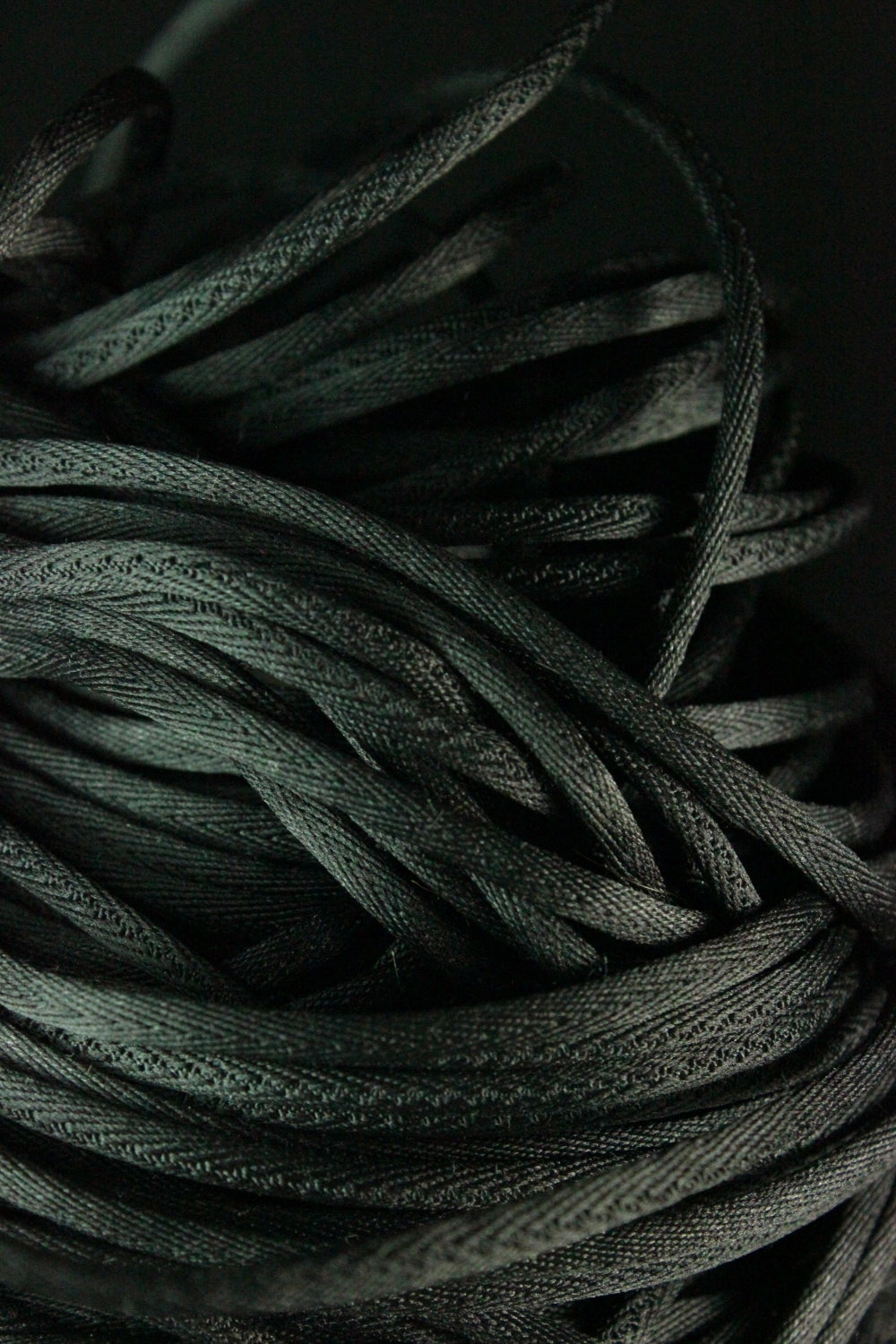 Snur Usor Satinat,4mm, Negru