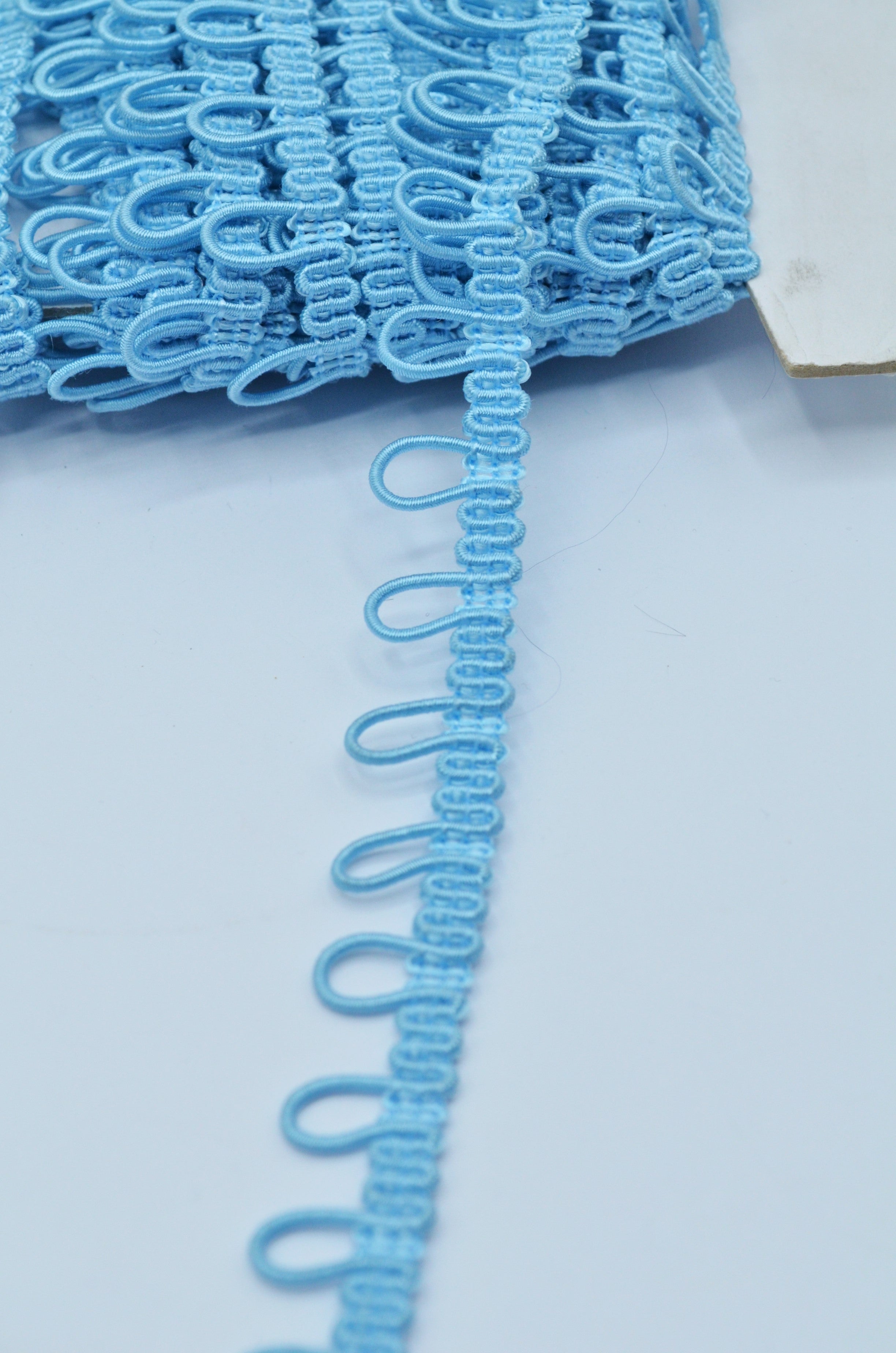 Banda Cu Butoniere Elastice, 17mm, Albastru