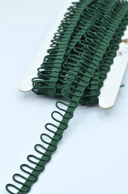 Banda Cu Butoniere Elastice, 17mm, Verde