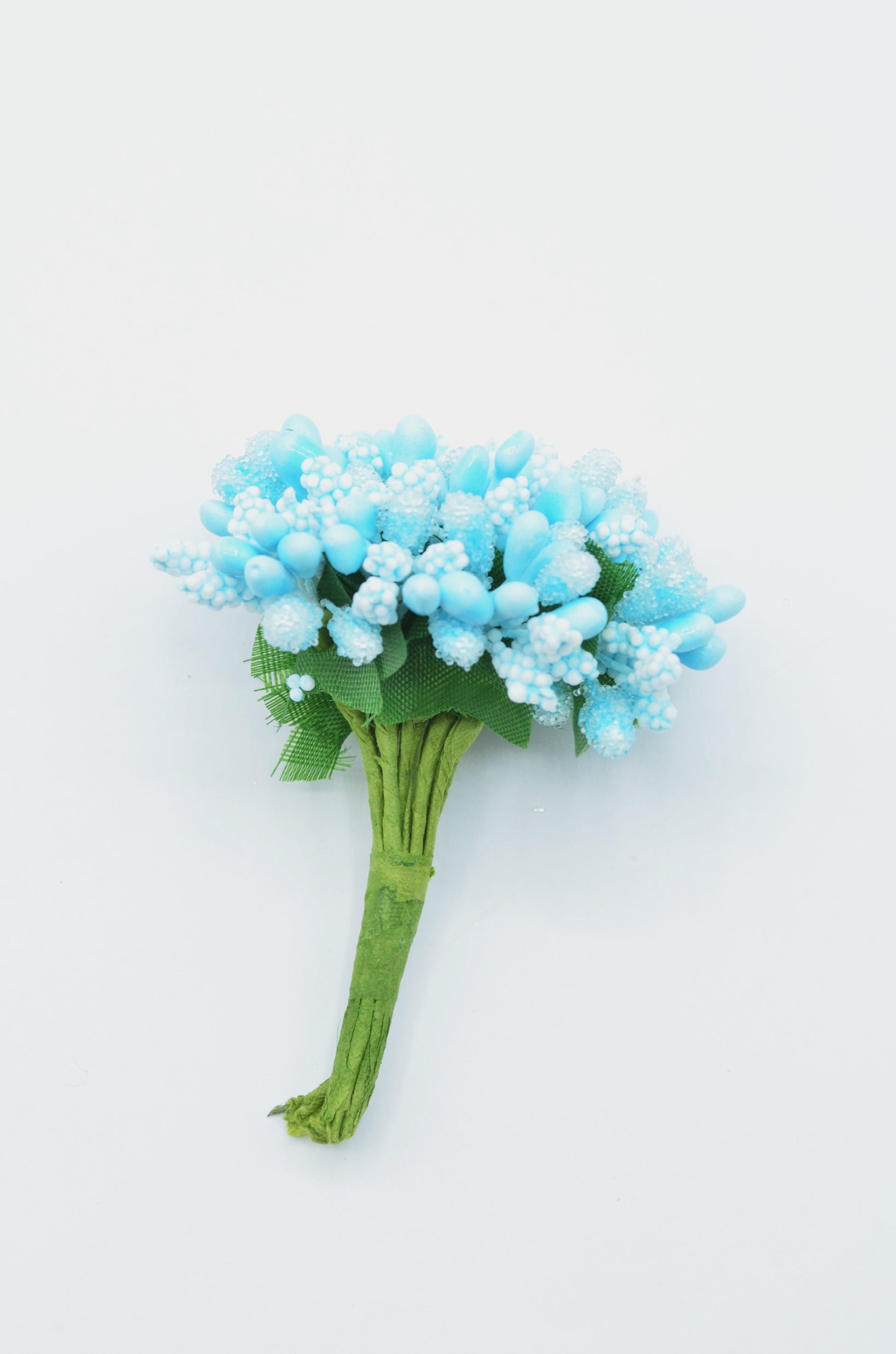 Stamina Cu Bobite mari (12 fire/Buchet) Bleu