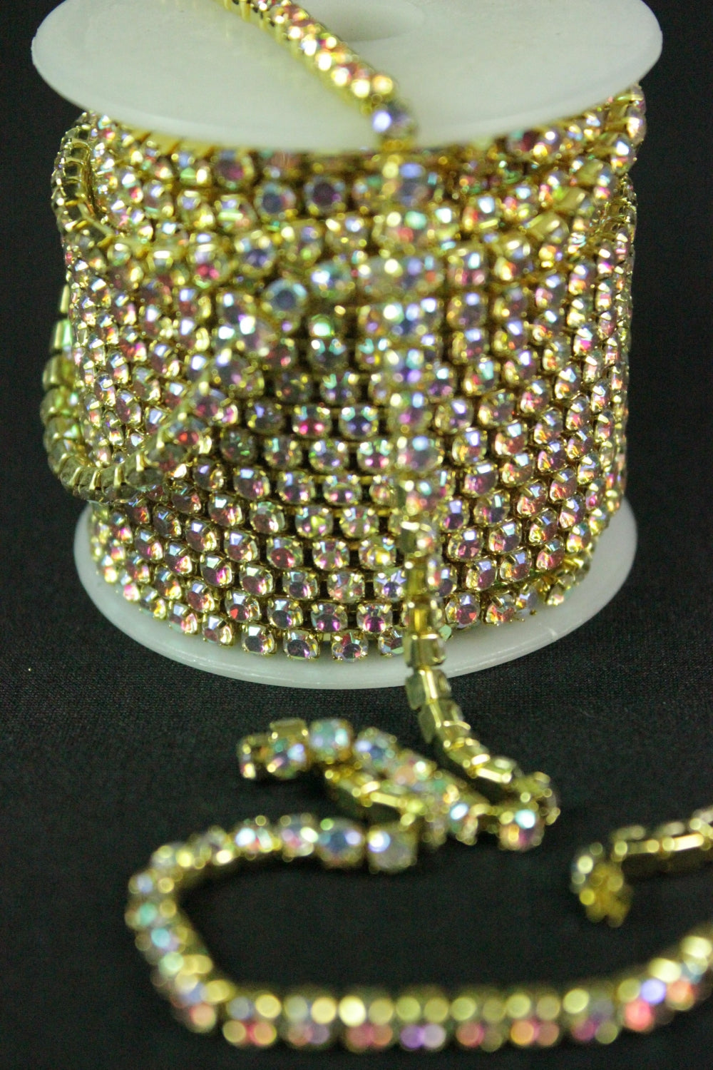 Strasuri La Metru, 3mm, Multicolor