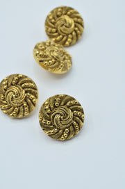 Nasturi De Plastic Aurii, 19mm