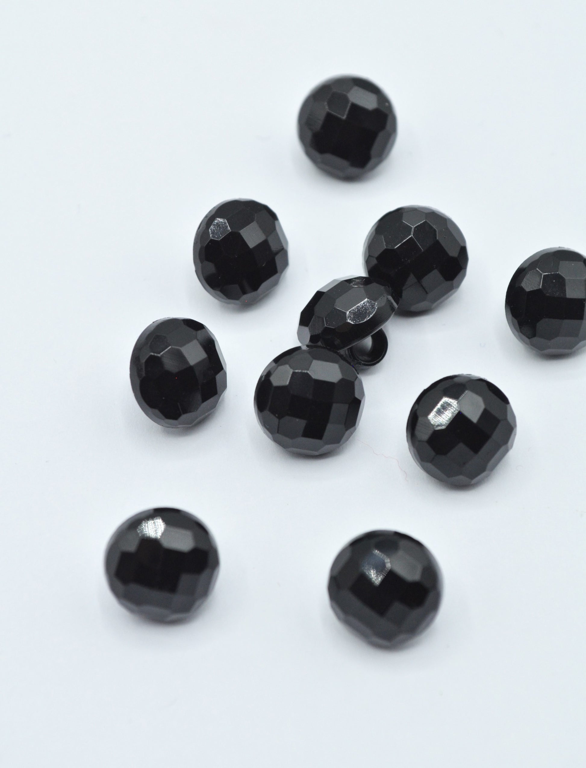 Nasturi De Plastic Negri, 11mm