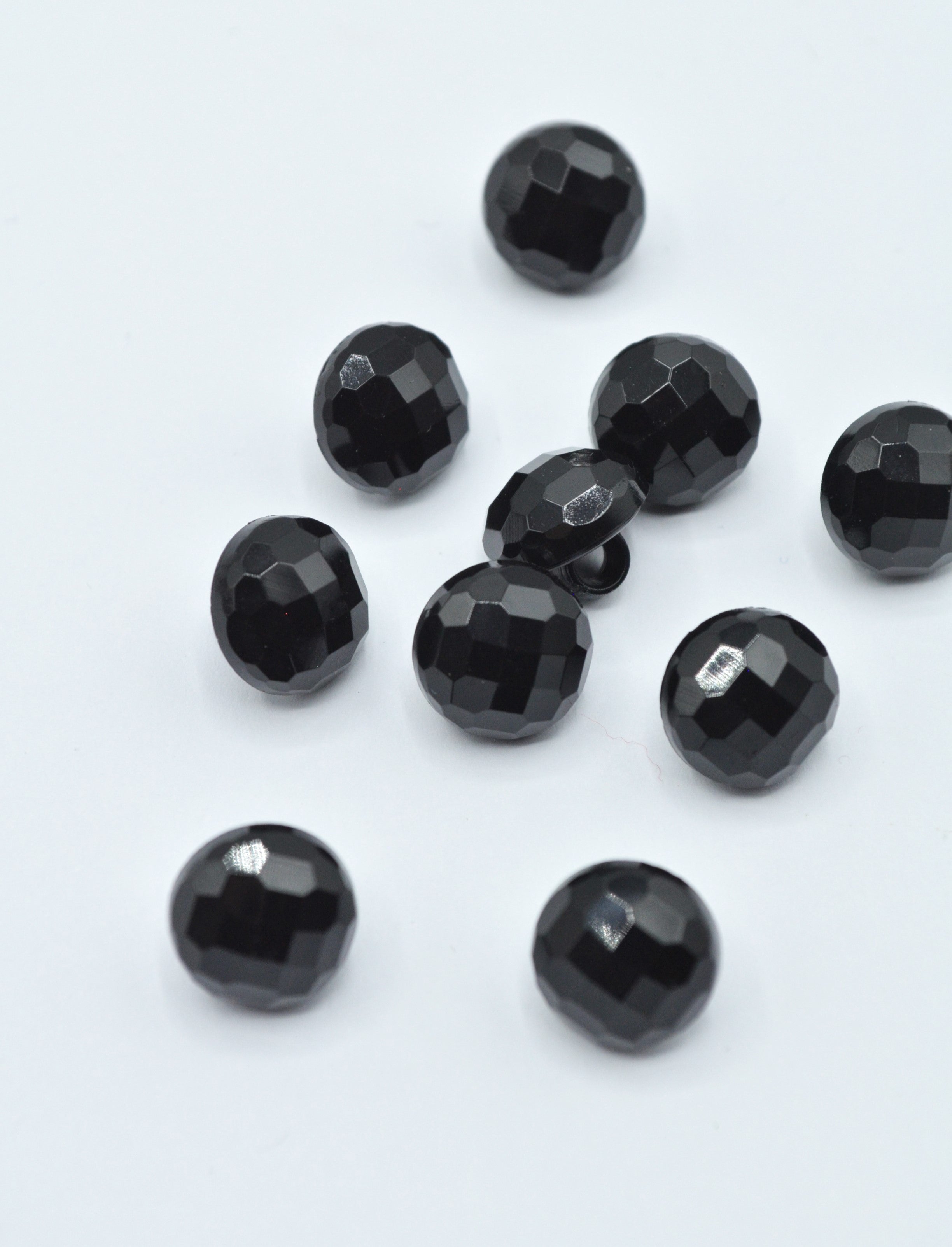 Nasturi De Plastic Negri, 11mm