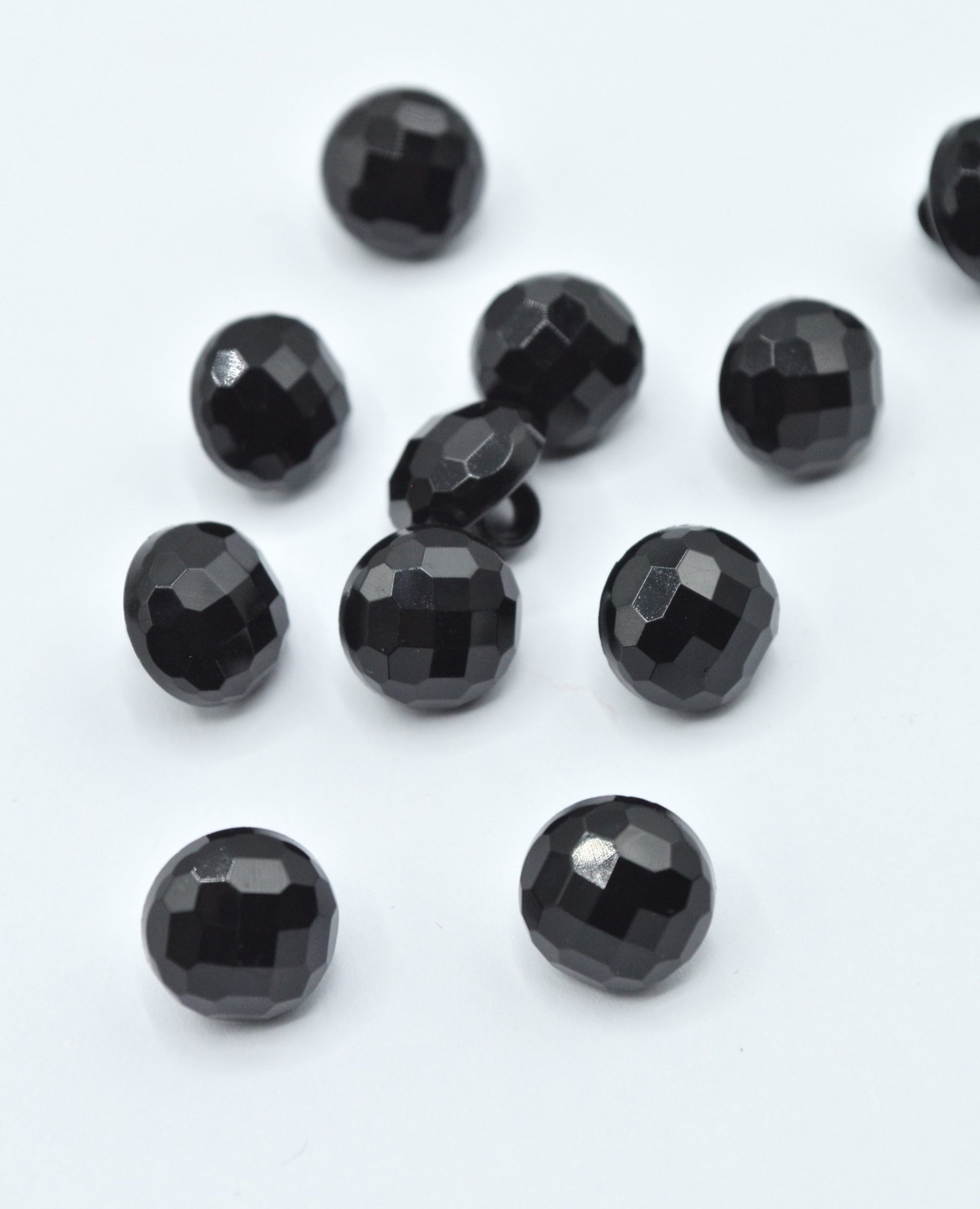 Nasturi De Plastic Negri, 11mm
