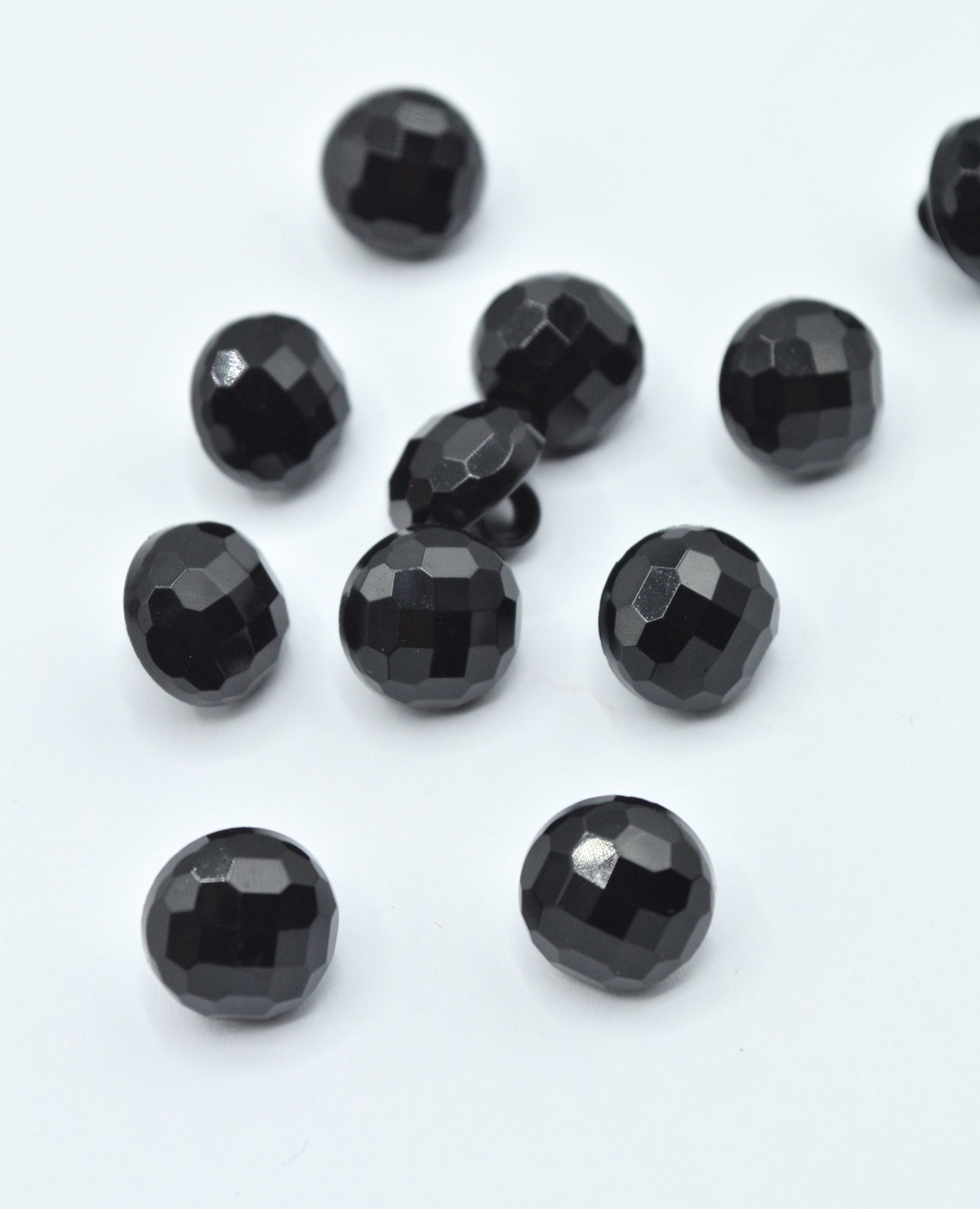 Nasturi De Plastic Negri, 11mm