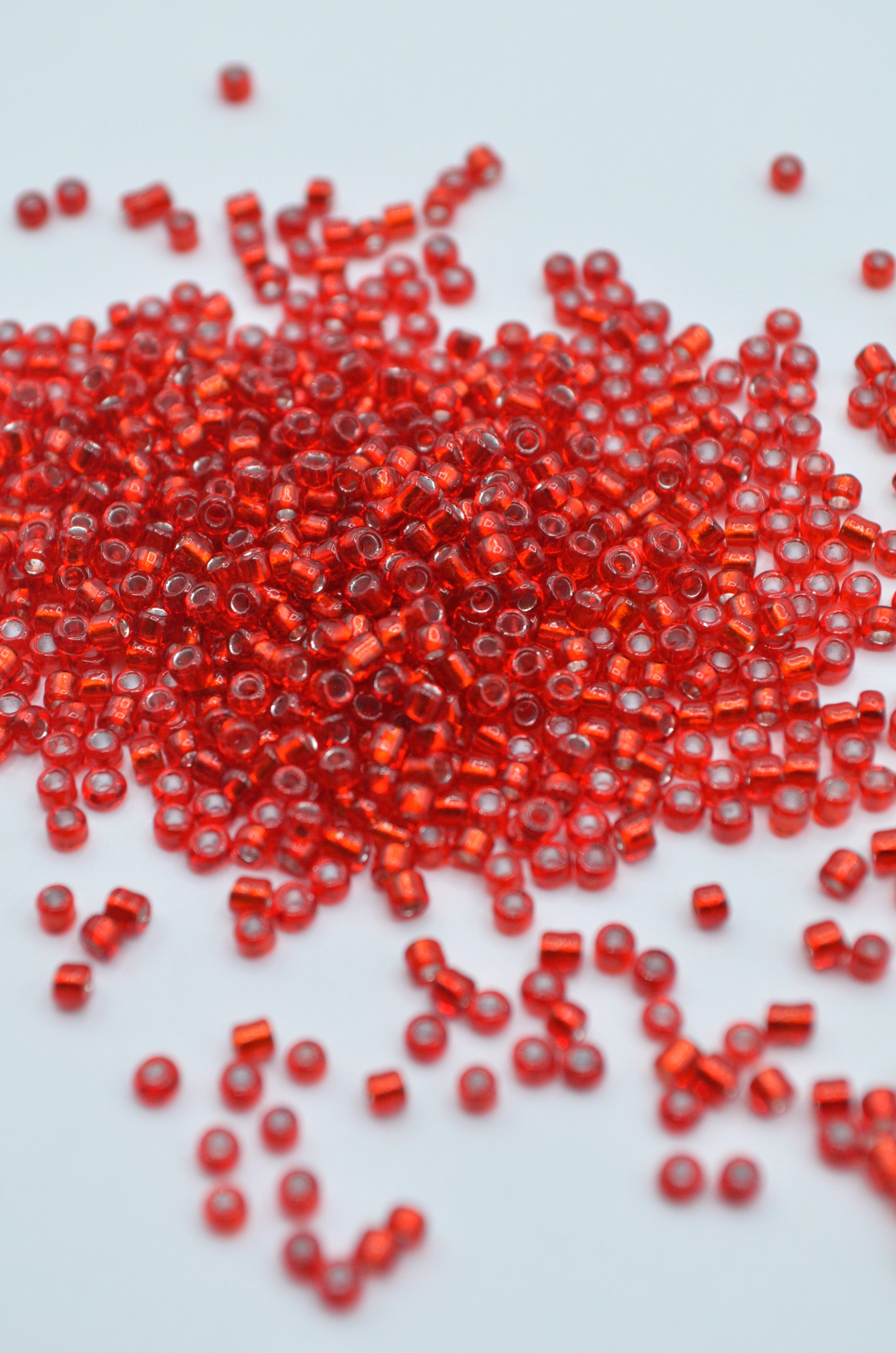 Margele 2mm, 35gr, Rosu