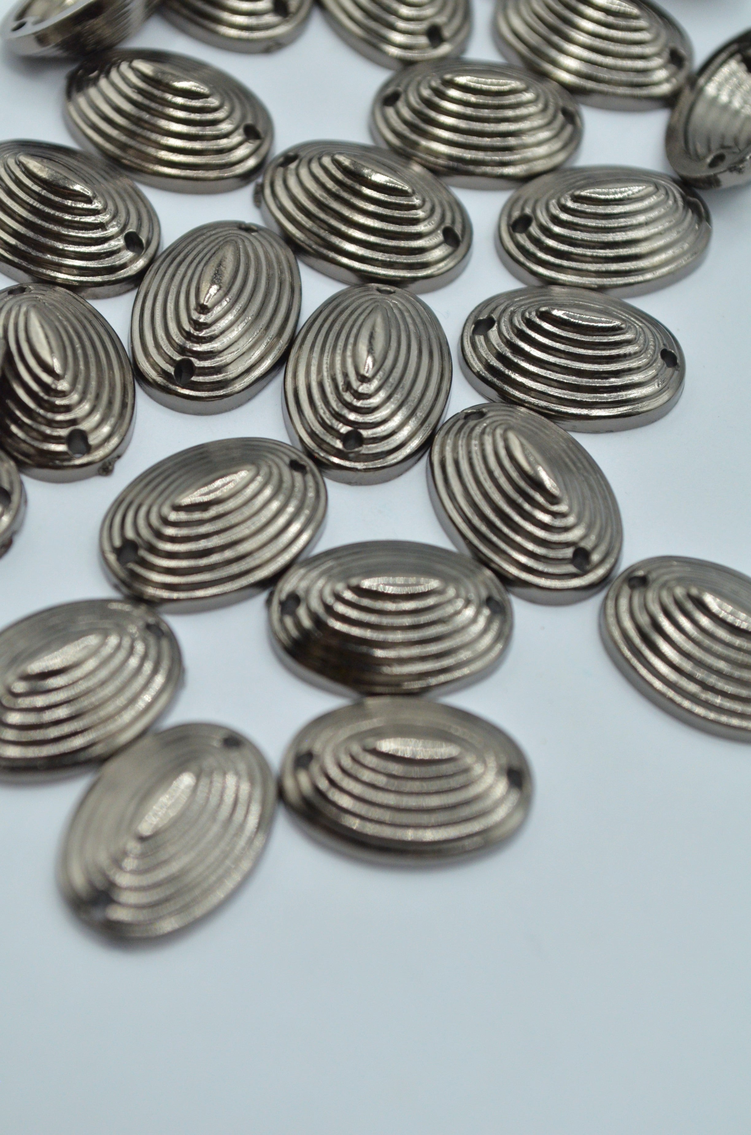 Tinte Care Se Cos, 10x14mm, Argintiu Inchis
