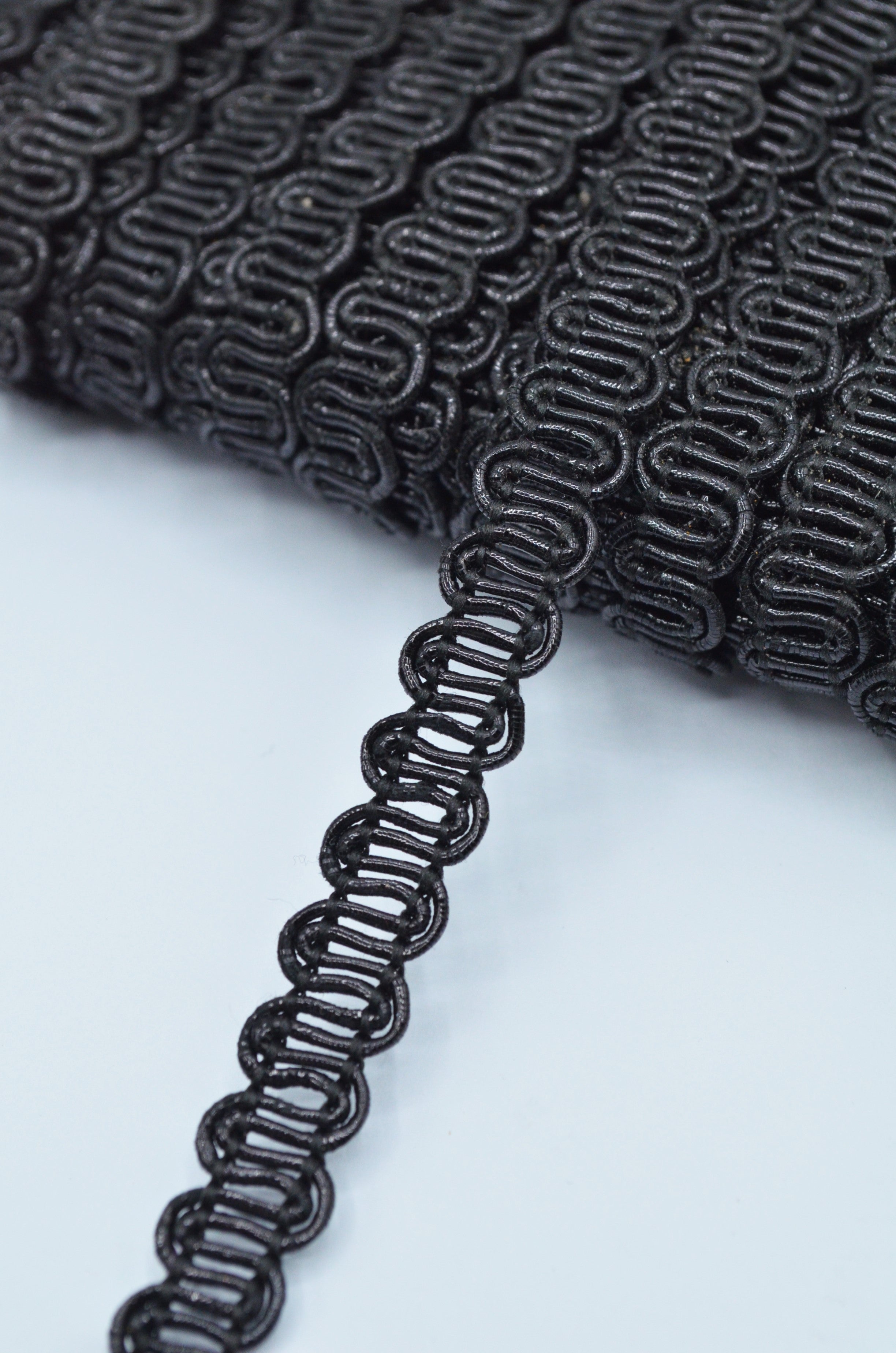 Pasmanterie 10mm, Negru