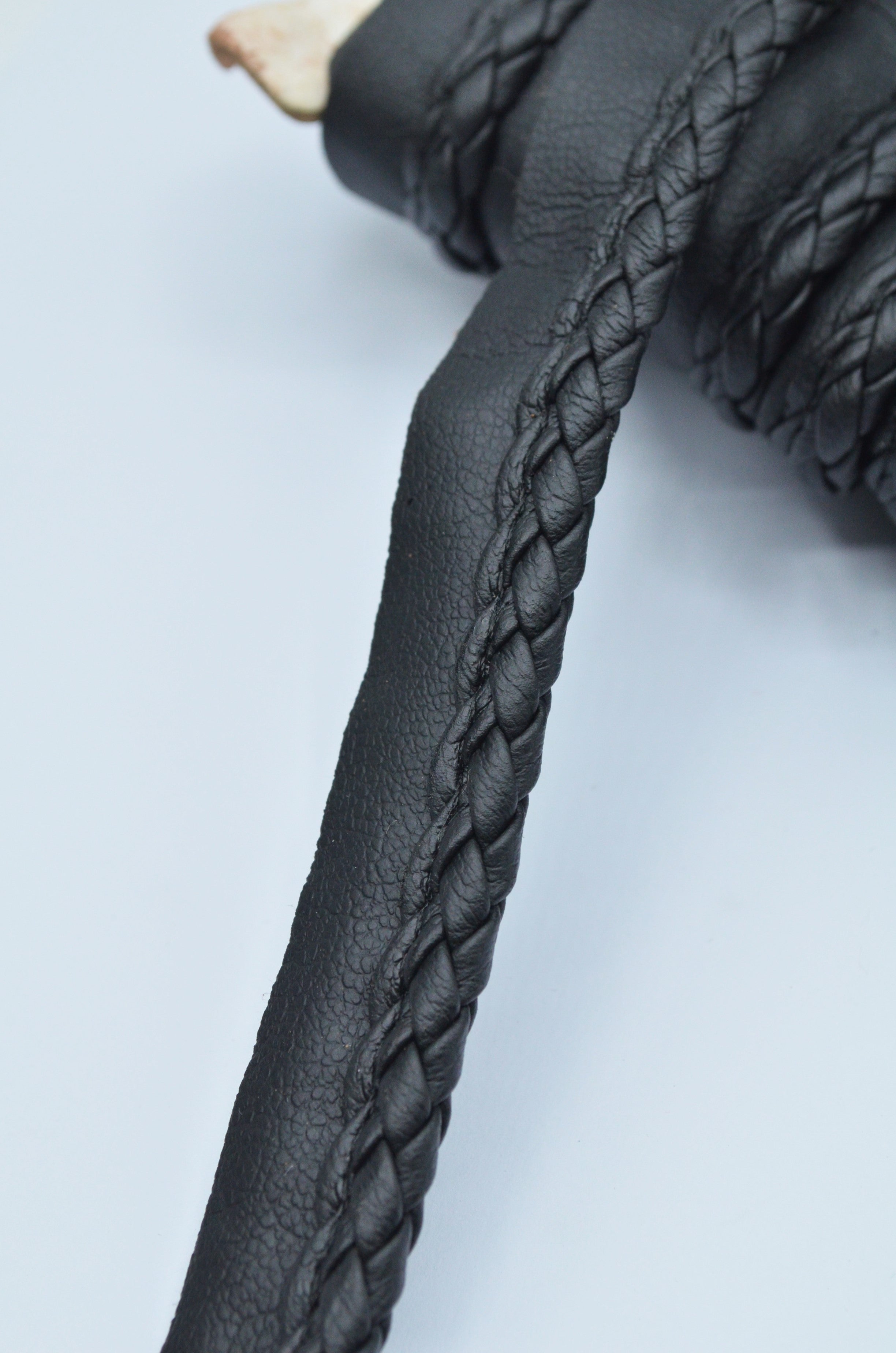 paspoal Din Piele Ecologica 20mm, Negru
