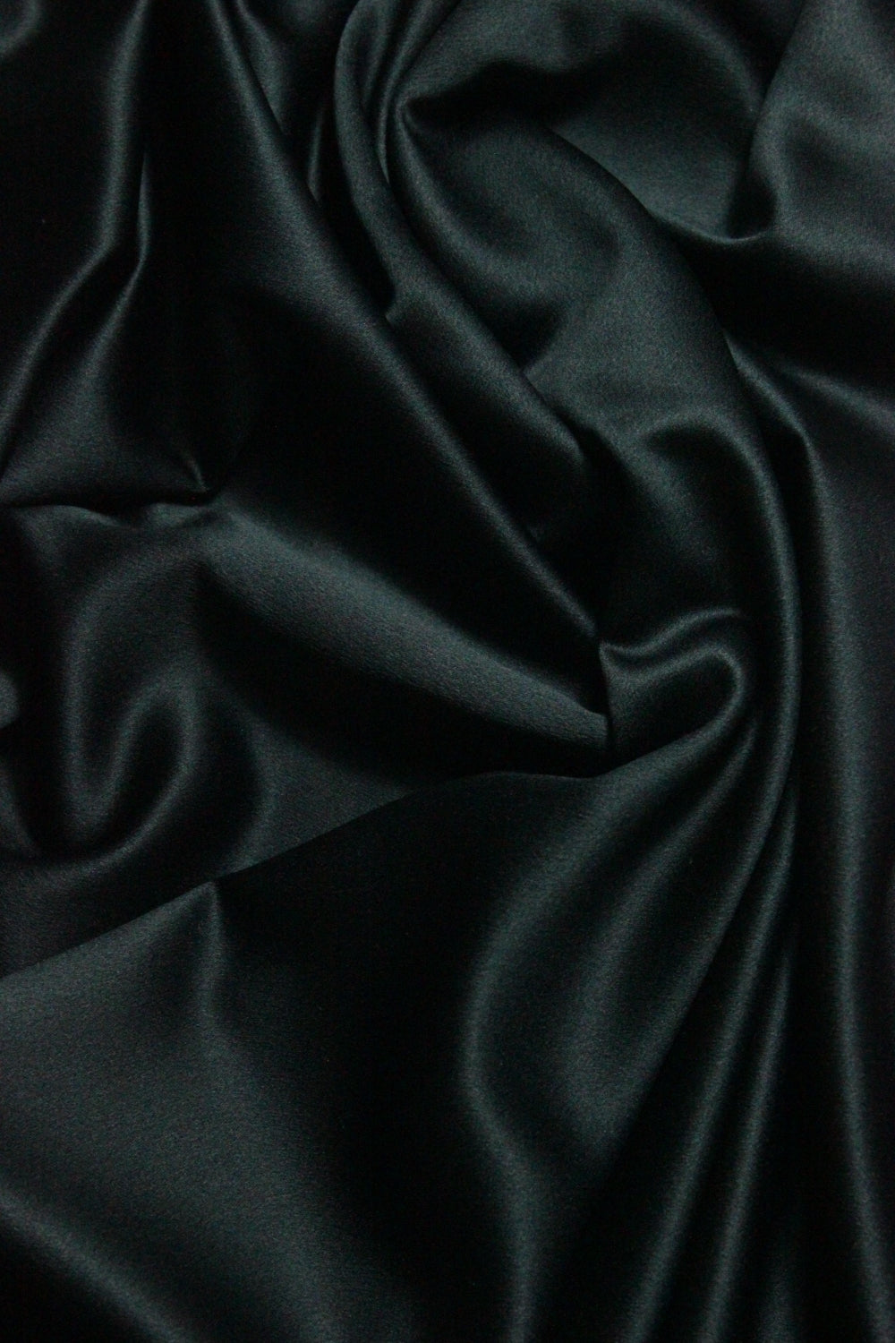 Triplu Voal Elastic Satinat, Negru
