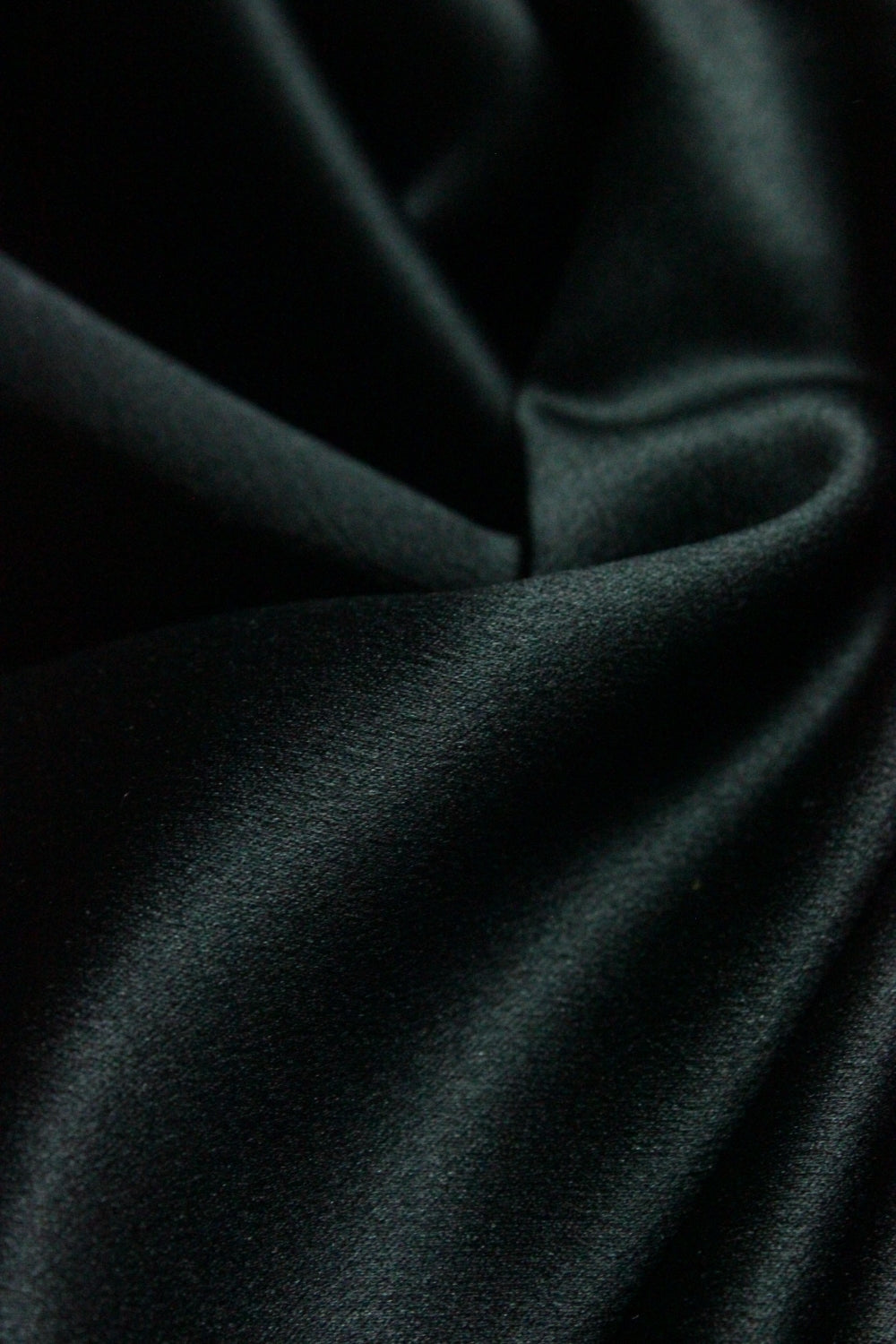 Triplu Voal Elastic Satinat, Negru
