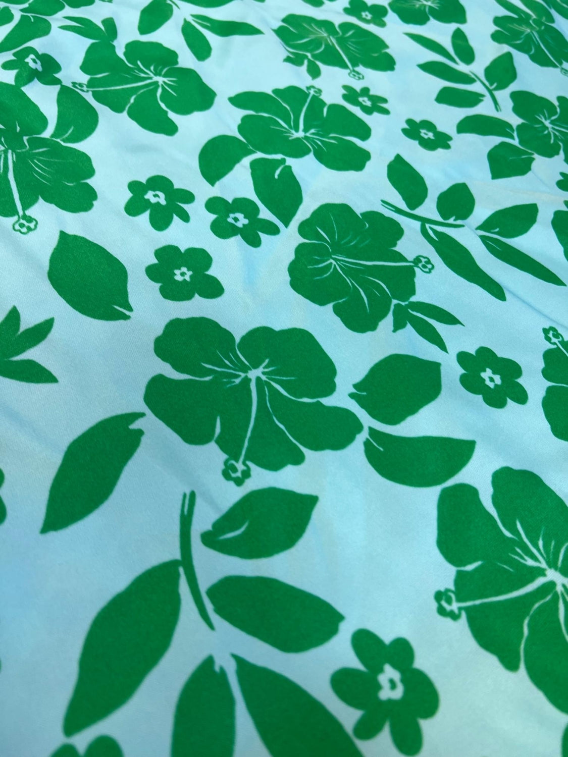 Vascoza Satinata Imprimata, Bleu cu Verde