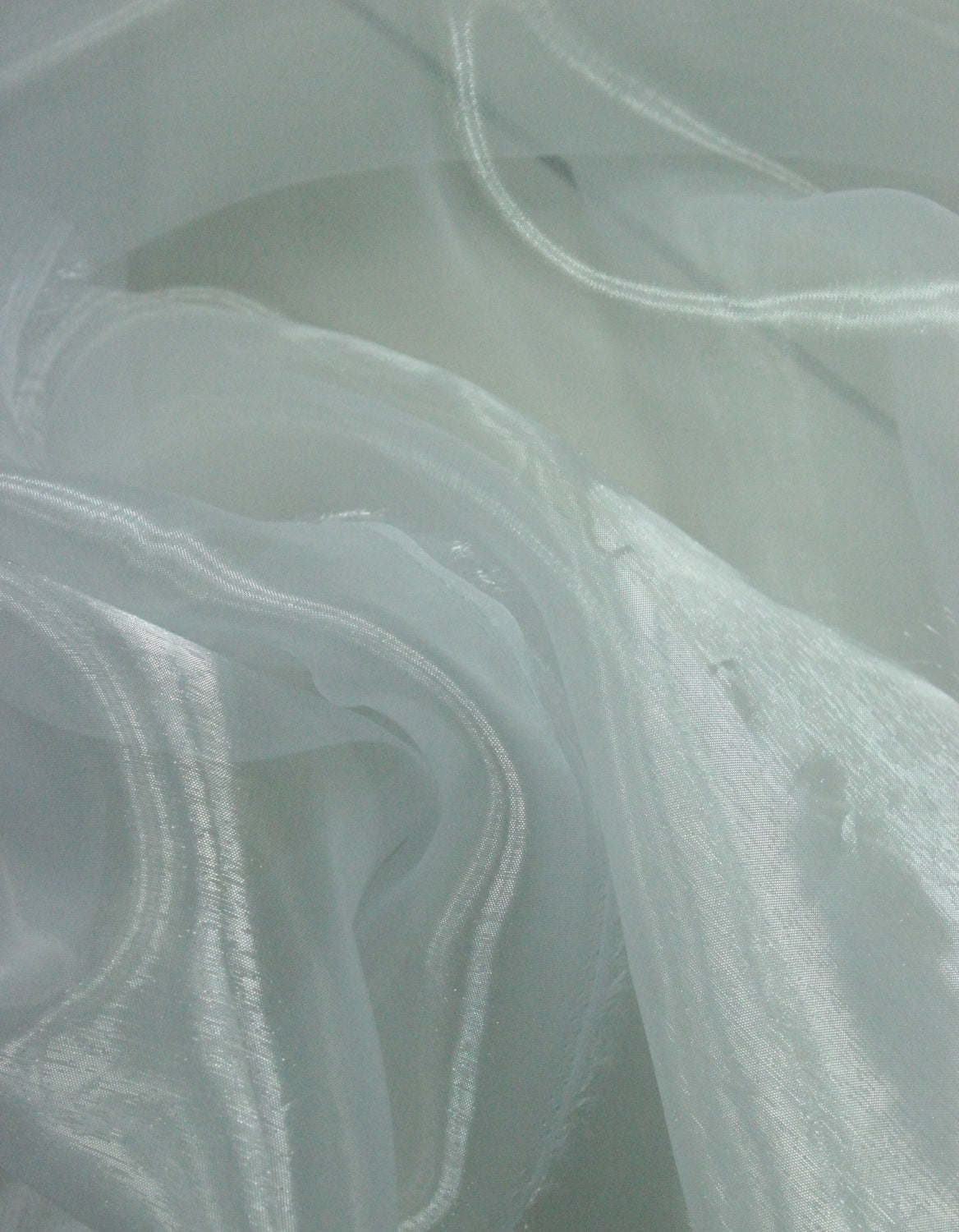 Voal De Organza, Alb