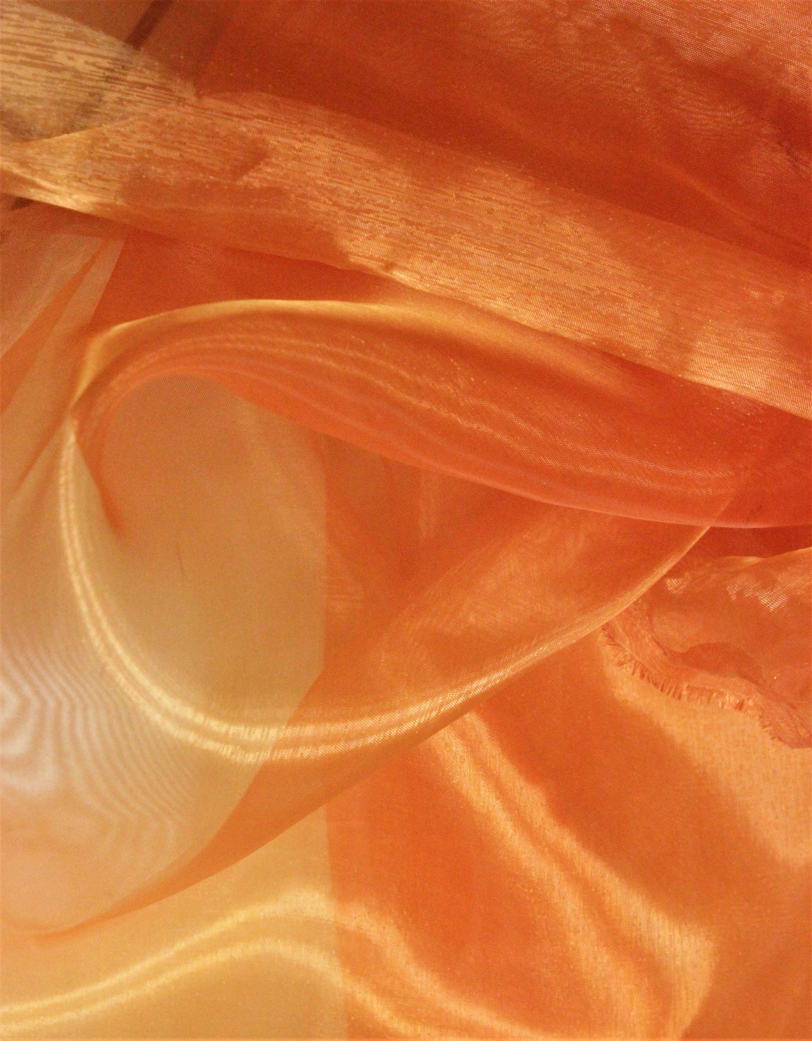 Voal De Organza, Portocaliu