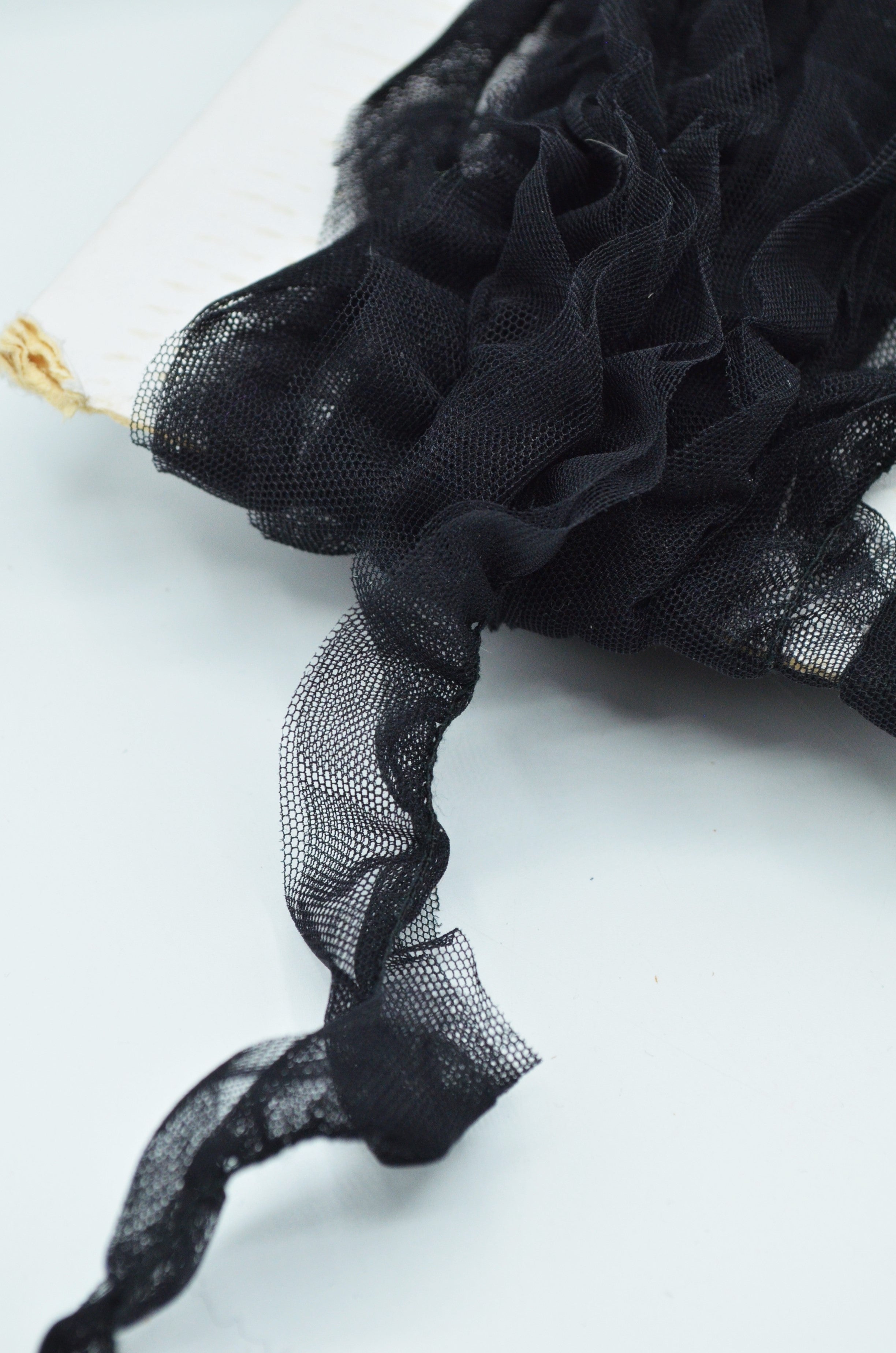 Volan Elastic Din Tull Negru, 30mm